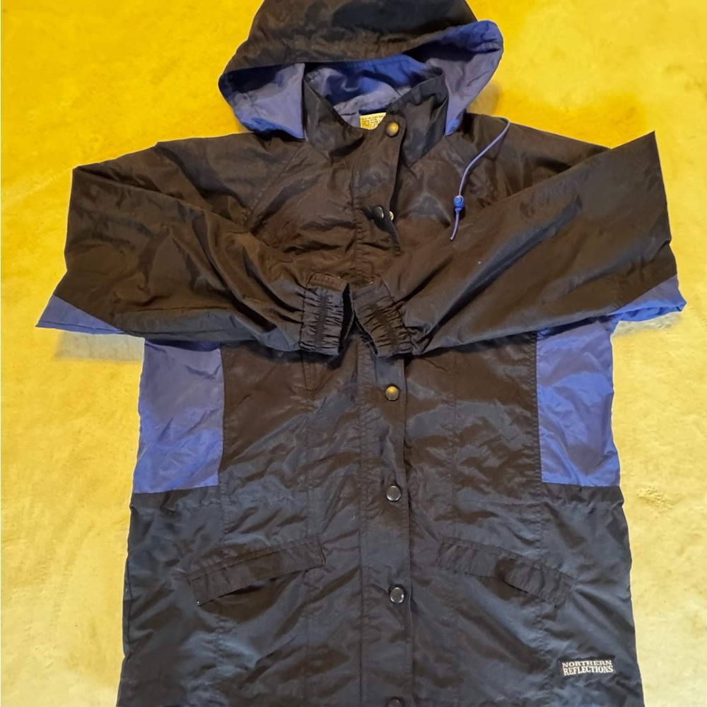 Northern Reflections Cottage Essentials Blue Hooded Jacket Mens Medium